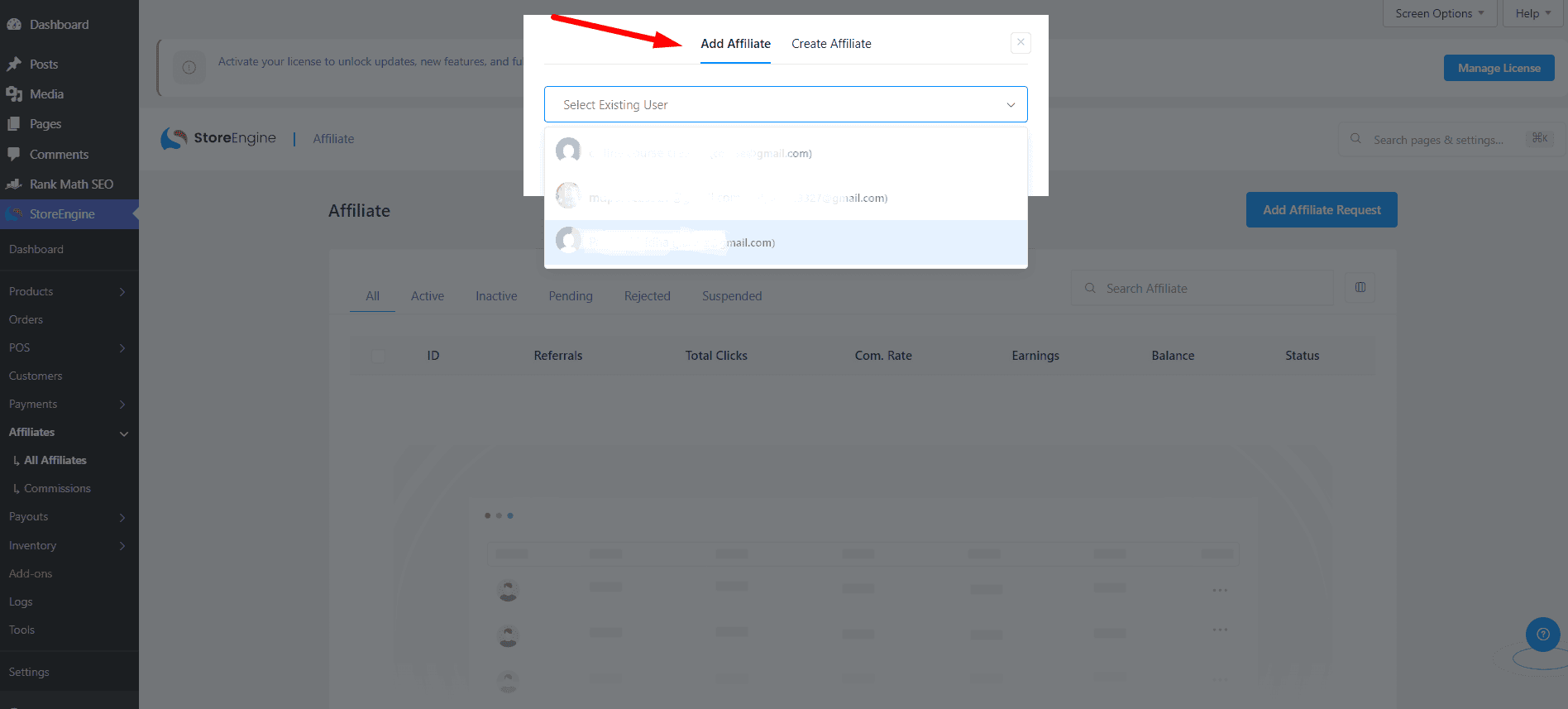 add affiliate