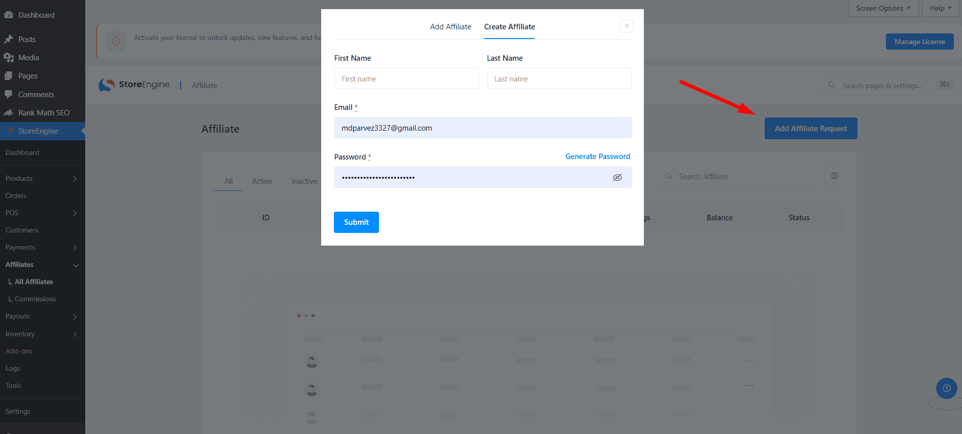 create affiliate