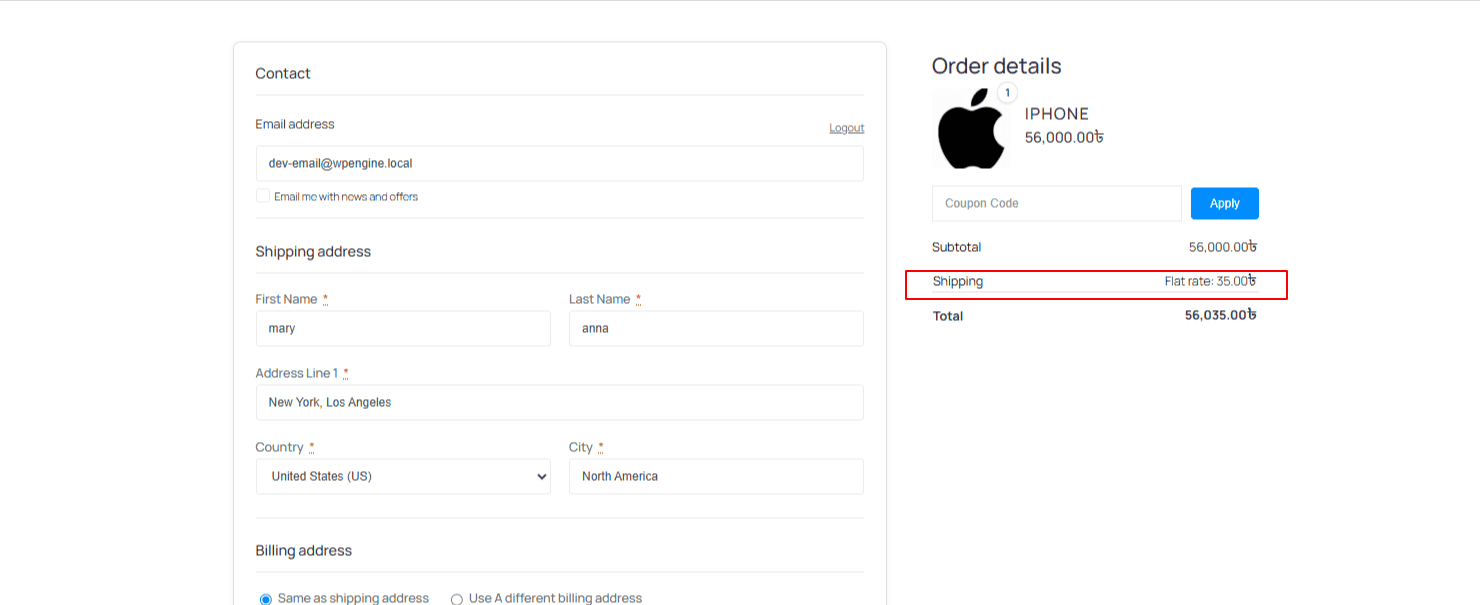 Shipping Cost