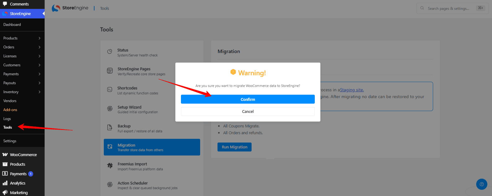 Run Migration Run Migration