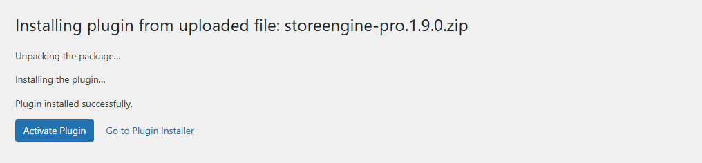 activate plugin