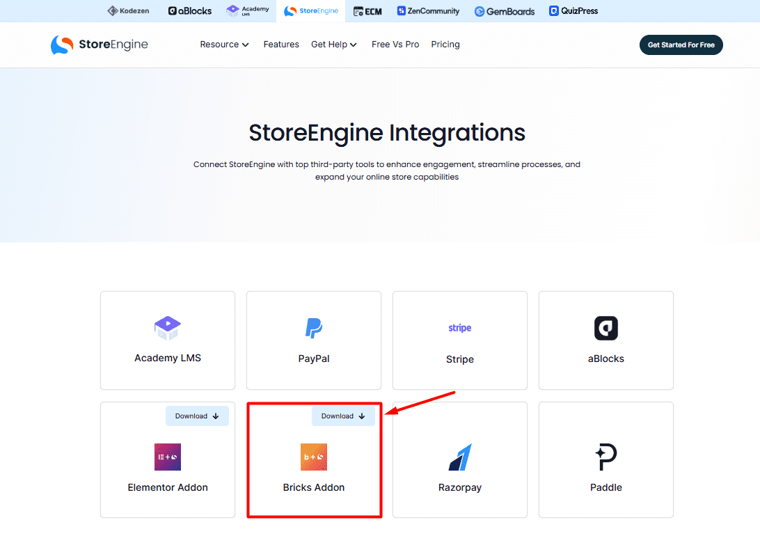 StoreEngine Bricks Addon