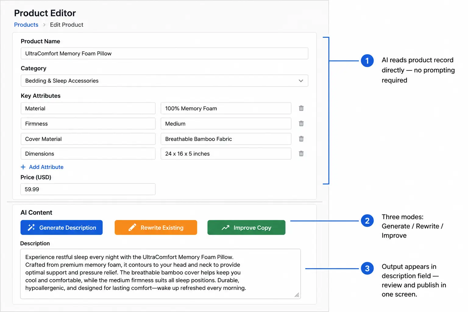 StoreEngine's AI Module StoreEngine's AI Module