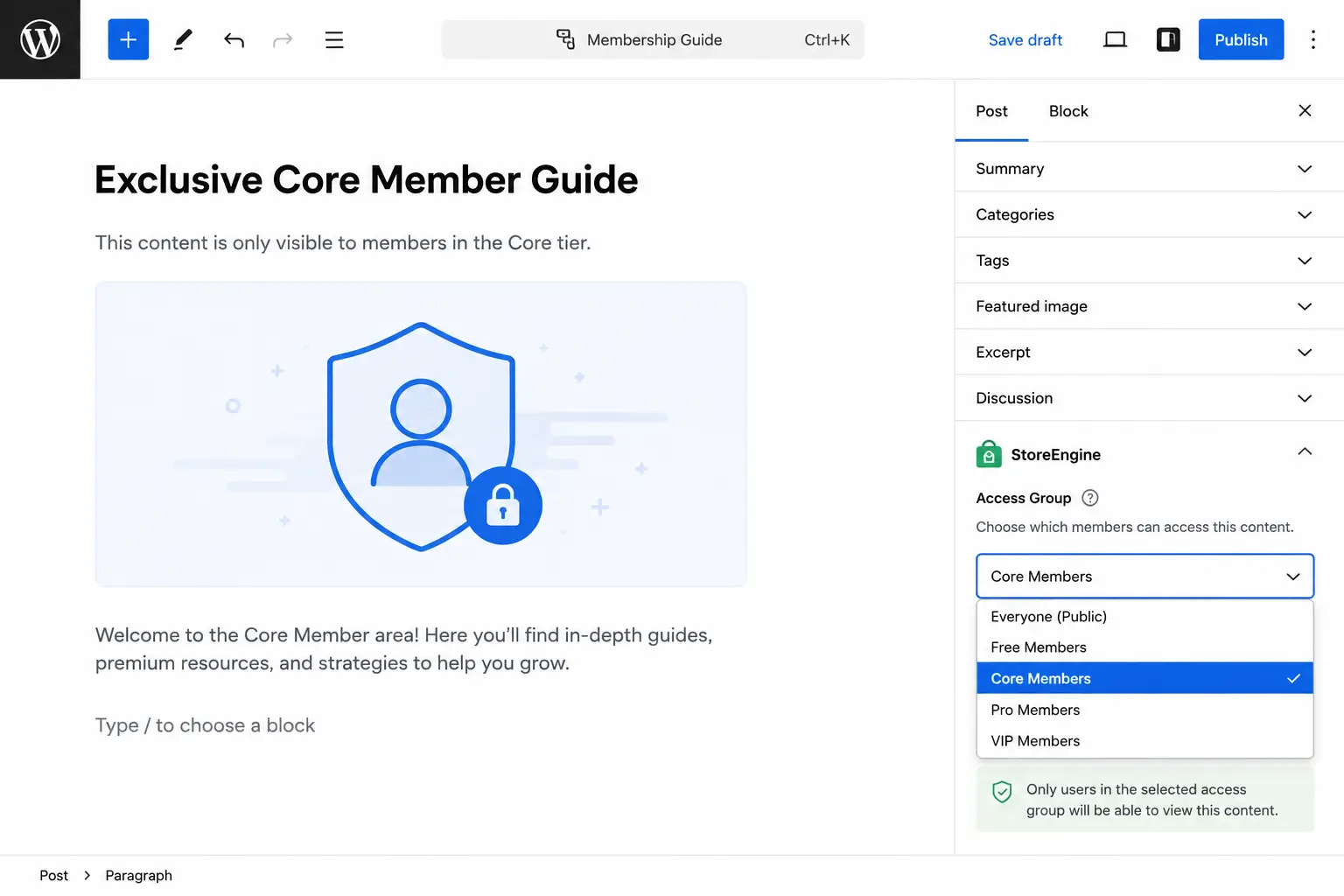 Core Members Core Members