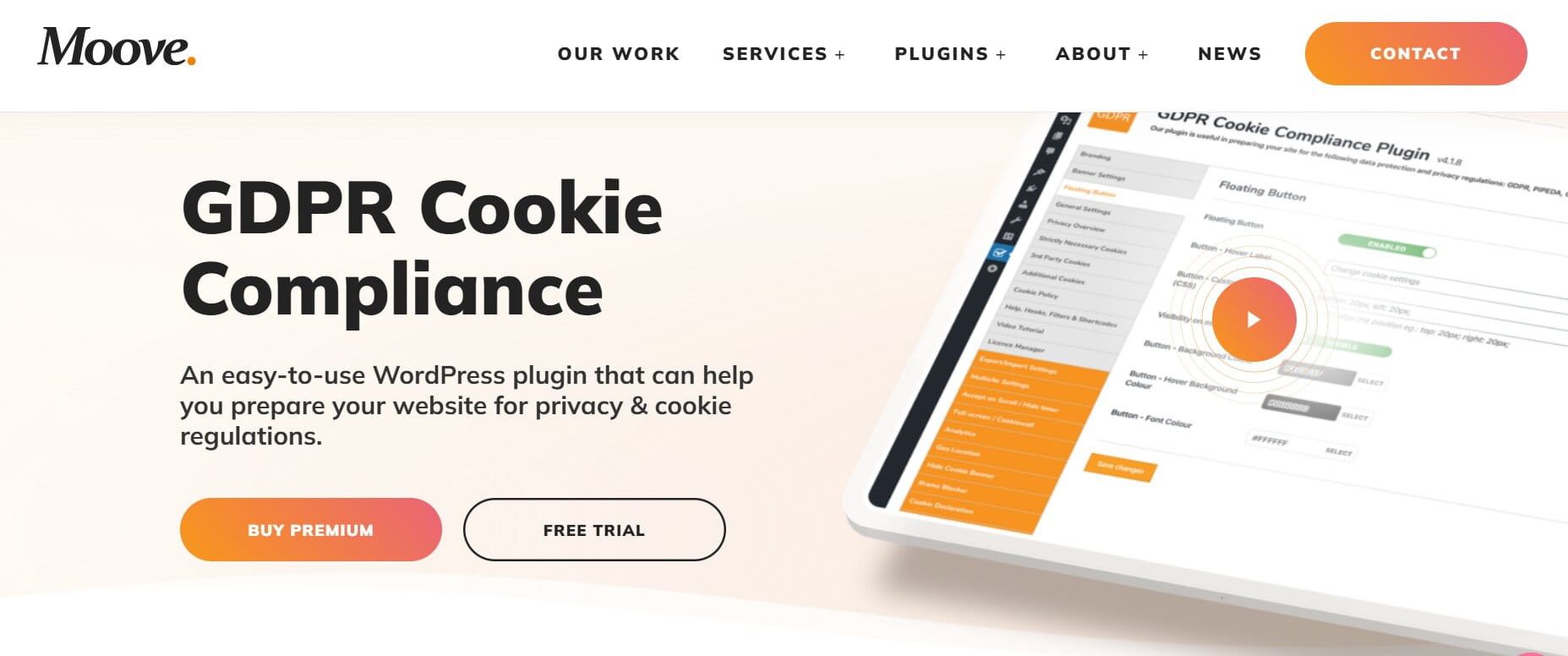 GDPR Cookie Compliance by Moove Agency