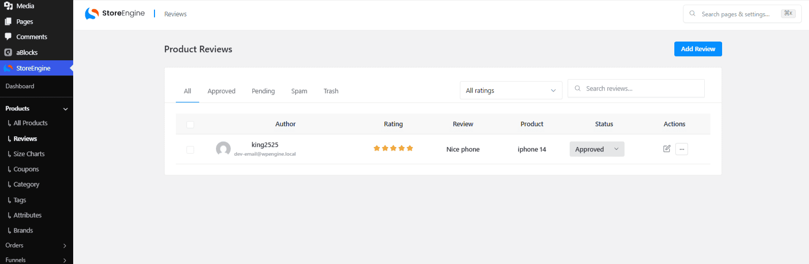 Moderate reviews Moderate reviews
