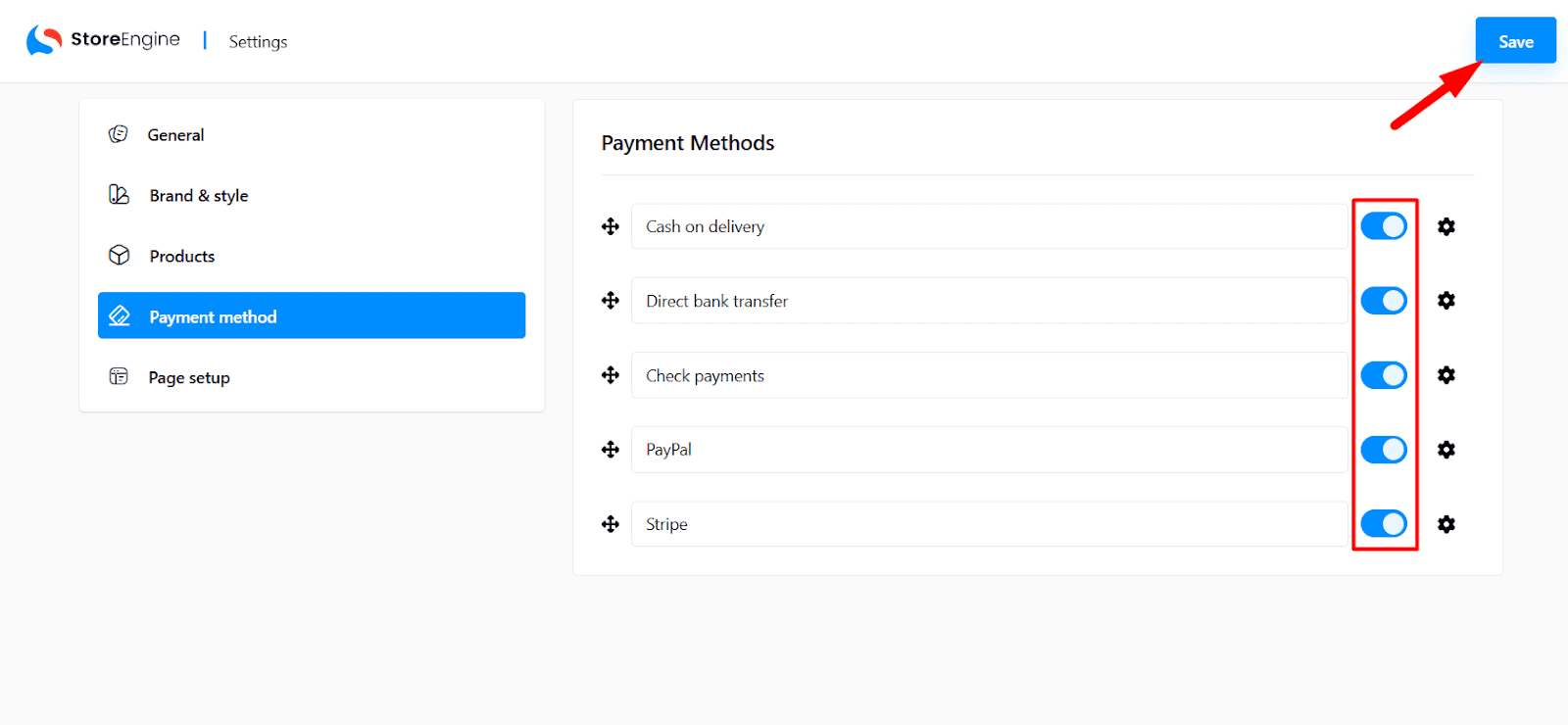 Set up Payment Method in StoreEngine