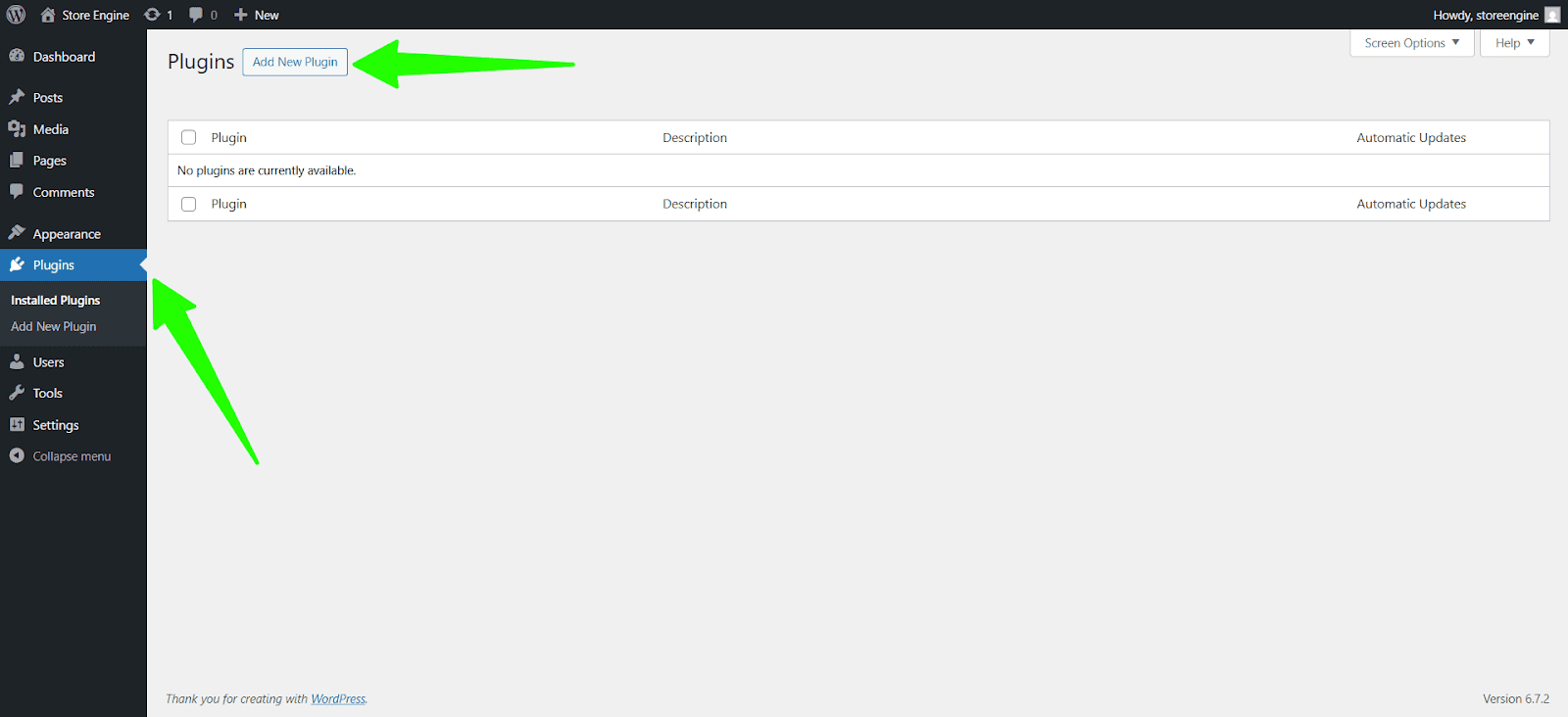 Installing StoreEngine from the WordPress Repository