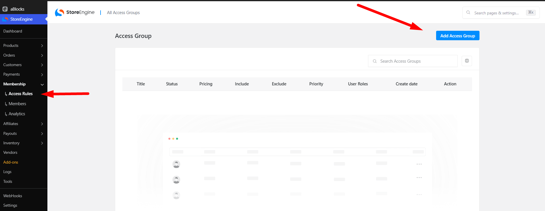 Add a New Access Group