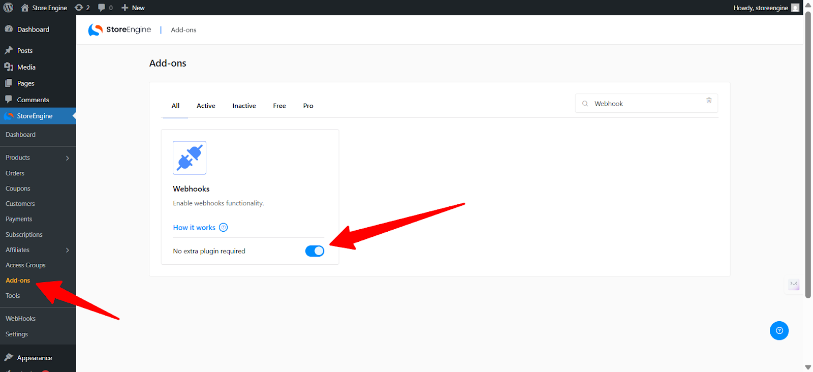 Add a New Webhook