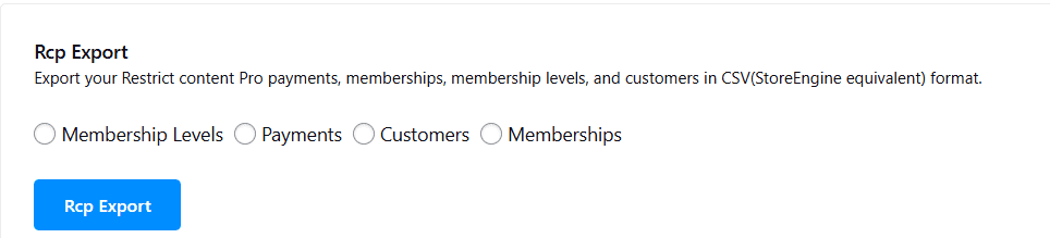 Export and Import Data from Restrict Content Pro (RCP)