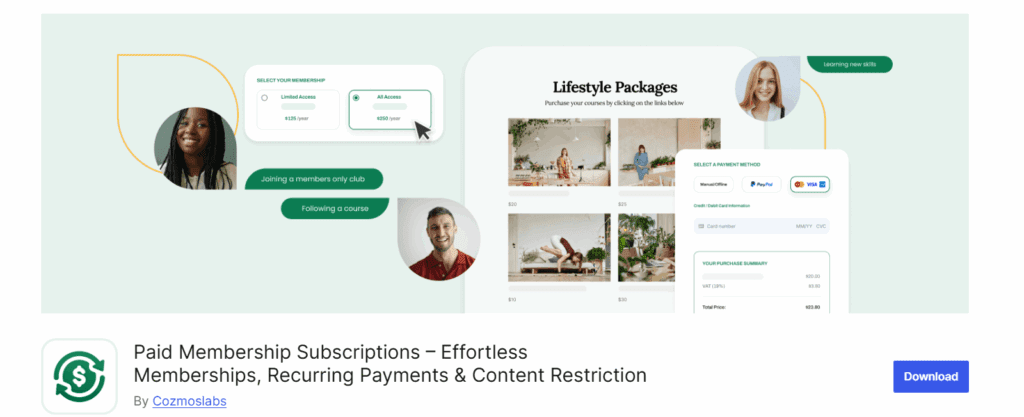 Paid Member Subscriptions
