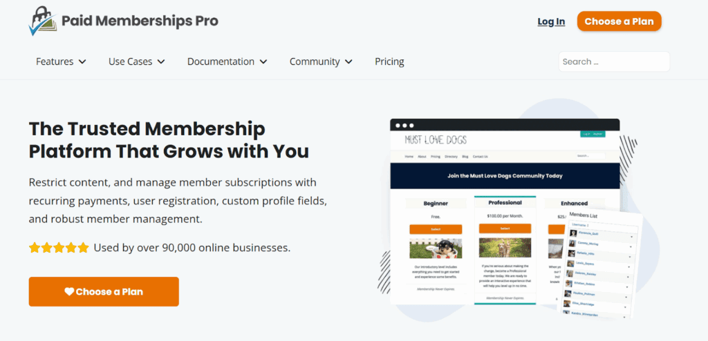 Paid Memberships Pro