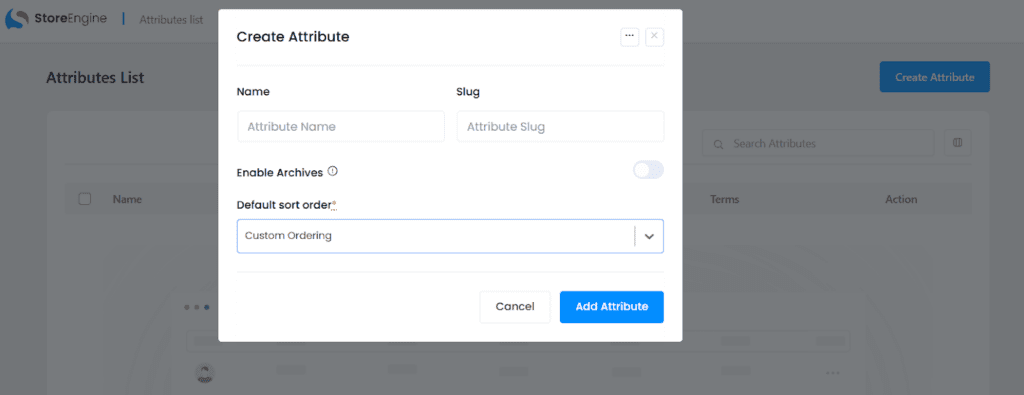 Create a New Attribute