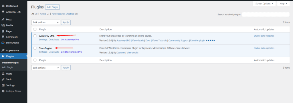 installed and configured