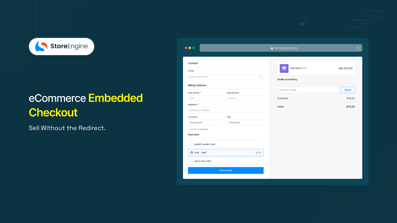 eCommerce Embedded Checkout: Sell Without the Redirect