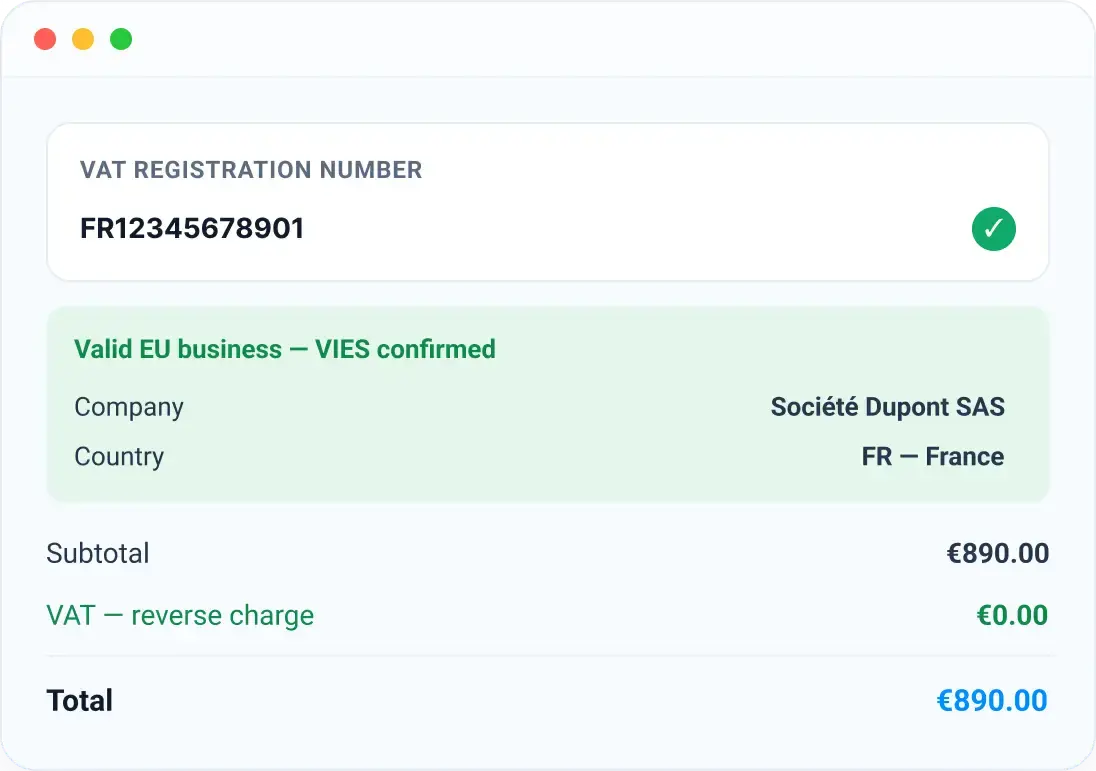 EU & UK VAT validation EU & UK VAT validation