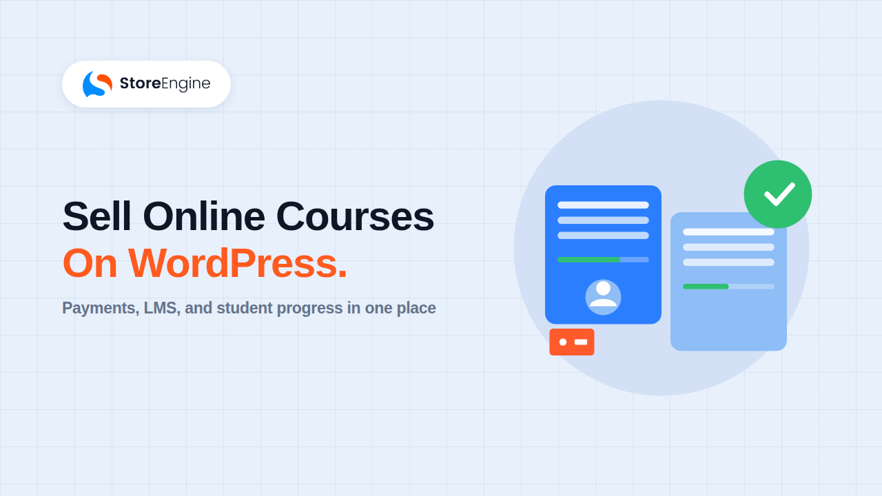 How to Sell Online Courses on WordPress (StoreEngine + Academy LMS)