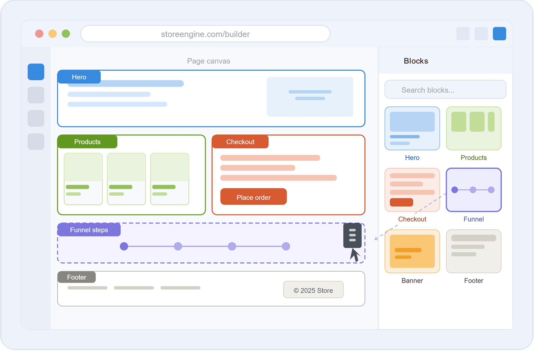 Storeengine Dragging Mockup Features Storeengine Dragging Mockup Features