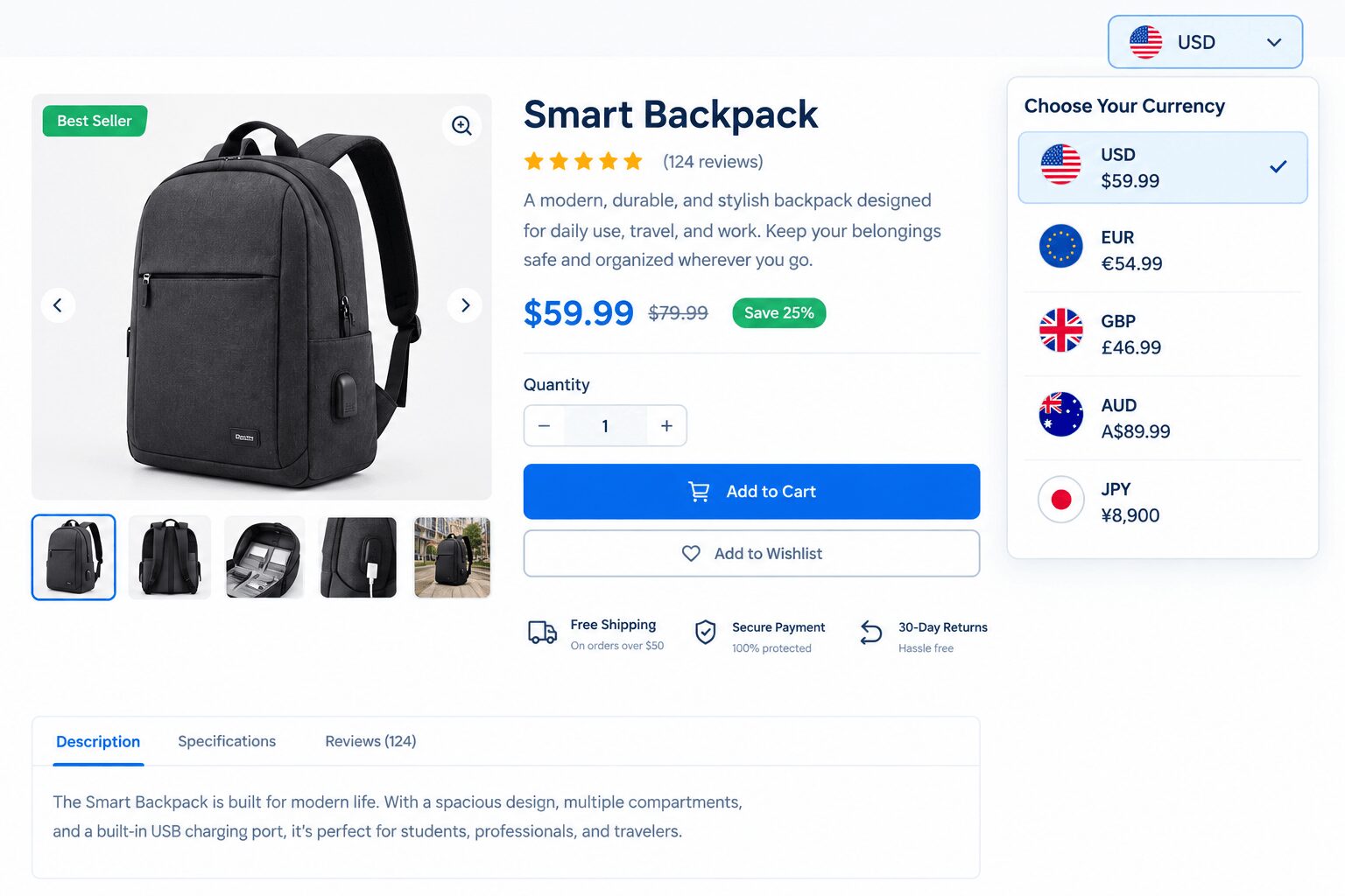 Multi-Currency Pricing