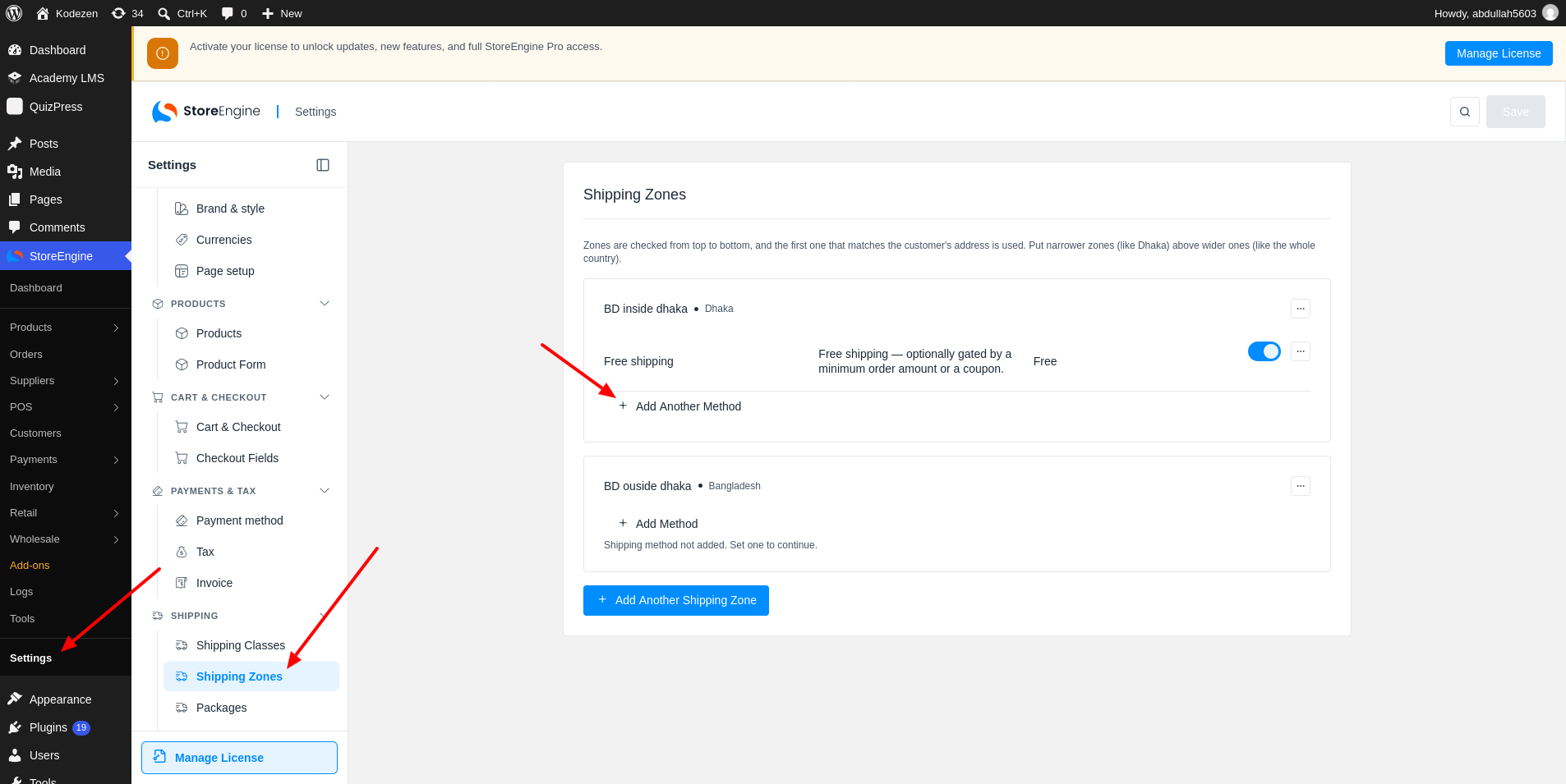 Add another shipping method
